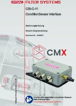 CSI-C-11 ConditionSensor Interface - Bedienungsanleitung Deutsch (Originalanleitung) - HYDAC