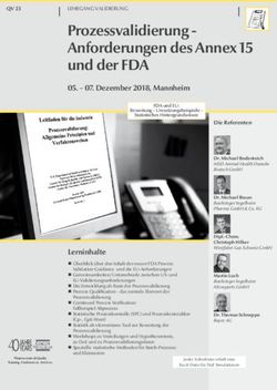 Prozessvalidierung - Anforderungen des Annex 15 und der FDA - GMP Navigator