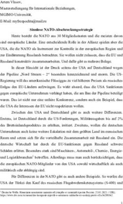 Sinnlose NATO-Abschreckungsstrategie