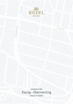 Pasing - Obermenzing Marktbericht 2018 Exklusive Immobilien - RIEDEL Immobilien GmbH