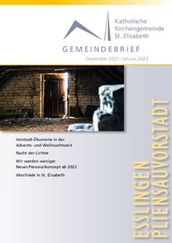 Katholische Kirchengemeinde St. Elisabeth - Dezember 2021- Januar 2022 - Katholische Kirchengemeinde St ...