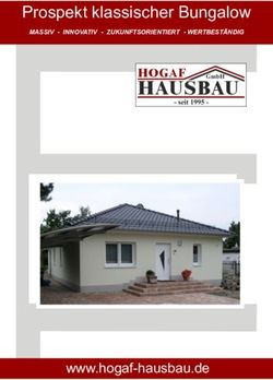 Prospekt klassischer Bungalow - www.hogaf-hausbau.de - MASSIV - INNOVATIV - ZUKUNFTSORIENTIERT - WERTBEST&Auml;NDIG - Hogaf Hausbau GmbH