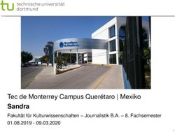 Sandra Tec de Monterrey Campus Quer&eacute;taro | Mexiko - Fakult&auml;t f&uuml;r Kulturwissenschaften - Journalistik B.A - 8. Fachsemester - TU ...