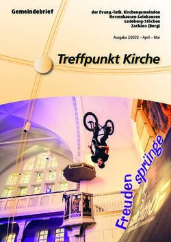 Treffpunkt Kirche - Fr - Gemeindebrief - Kirchengemeinde Ledeburg-St&ouml;cken