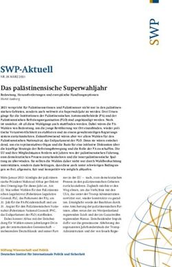 Das pal&auml;stinensische Superwahljahr - Einleitung