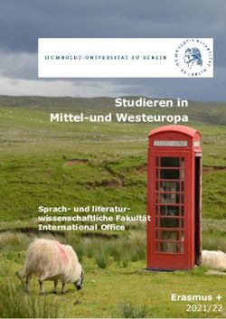 Studieren in Mittel-und Westeuropa - Sprach- und literatur-wissenschaftliche Fakultät International Office
