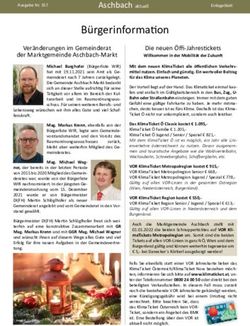 B&uuml;rgerinformation - Gemeindeserver
