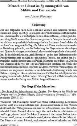Mensch und Staat im Spannungsfeld von Militär und Demokratie