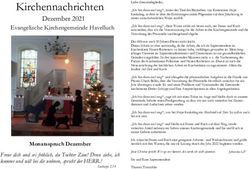 Kirchennachrichten Dezember 2021 Evangelische Kirchengemeinde Havelluch - Kirchenkreis Nauen-Rathenow