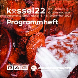 Programmheft Hauptsponsoren