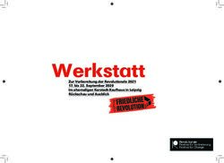 Werkstatt Zur Vorbereitung der Revolutionale 2021 17. bis 22. September 2020 im ehemaligen Karstadt-Kaufhaus in Leipzig R&uuml;ckschau und Ausblick