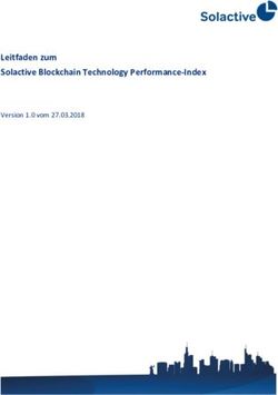 Leitfaden zum Solactive Blockchain Technology Performance-Index - Version 1.0 vom 27.03.2018