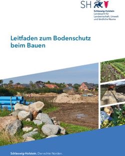 Leitfaden zum Bodenschutz beim Bauen - Schleswig-Holstein. Der echte Norden - umweltdaten ...
