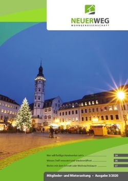 Mitglieder- und Mieterzeitung Ausgabe 3/2020 - Wohngenossenschaft ...