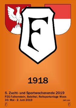 1918 5. Zucht- und Sportwochenende 2019 - PZG Falkenstein, Balsthal, Reitsportanlage Moos 30. Mai - Juni 2019