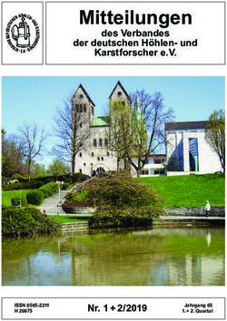 MITTEILUNGEN DES VERBANDES DER DEUTSCHEN H&Ouml;HLEN- UND KARSTFORSCHER E.V - NR. 1 + 2/2019 - VDHK