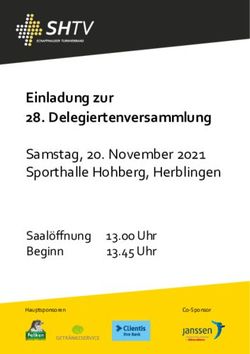 Einladung zur 28. Delegiertenversammlung - Samstag, 20. November 2021 Sporthalle Hohberg, Herblingen