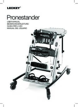 Pronestander USER MANUAL BEDIENUNGSANLEITUNG GUIDA PER L'USO MANUAL DEL USUARIO - Medical Plus