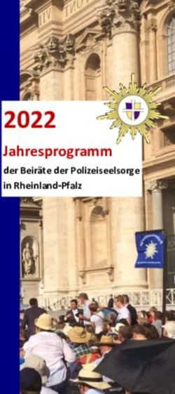 2022 Jahresprogramm der Beir&auml;te der Polizeiseelsorge in Rheinland-Pfalz - Bistum Mainz