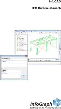 INFOCAD IFC DATENAUSTAUSCH - INFOGRAPH
