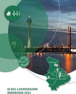 IG BCE-LANDESBEZIRK NORDRHEIN 2021 - Niederrhein