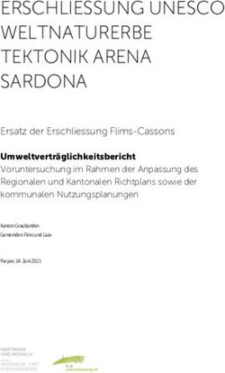ERSCHLIESSUNG UNESCO WELTNATURERBE TEKTONIK ARENA SARDONA - Regiun Surselva
