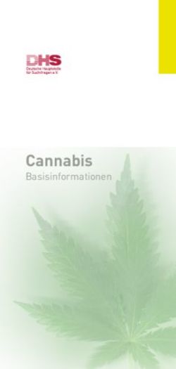 Cannabis Basisinformationen - Deutsche Hauptstelle f&uuml;r Suchtfragen