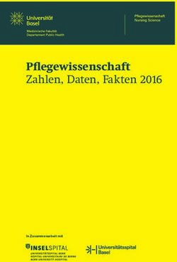 Pflegewissenschaft Zahlen, Daten, Fakten 2016 - Universitätsspital ...