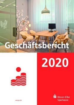 2020 Gesch&auml;ftsbericht - s Weser-Elbe