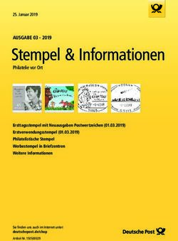 Stempel & Informationen - Deutsche Post