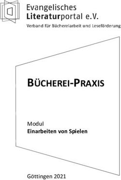 B&Uuml;CHEREI-PRAXIS Modul Einarbeiten von Spielen G&ouml;ttingen 2021 - B&Uuml;CHEREI ...
