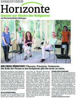 Dossier zur Woche der Religionen - mit Pfarreienteil Baden-Wettingen - kasimir meyer.