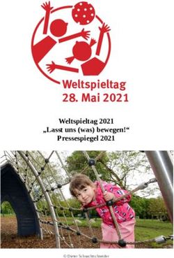 Weltspieltag 28. Mai 2021 - Weltspieltag 2021 "Lasst uns (was) bewegen!" Pressespiegel 2021 - B&uuml;ndnis Recht auf Spiel