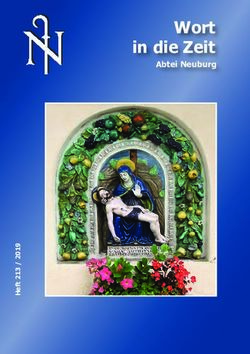 Wort in die Zeit Abtei Neuburg - Stift Neuburg