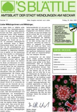 Liebe Mitb&uuml;rgerinnen und Mitb&uuml;rger, Stadt Wendlingen