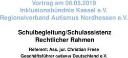 Inklusionsb&uuml;ndnis Kassel e.V. Regionalverband Autismus Nordhessen e.V. Schulbegleitung/Schulassistenz Rechtlicher Rahmen - Vortrag am 06.05.2019 ...