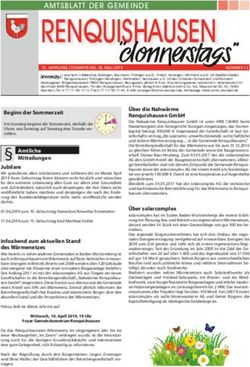 RENQUISHAUSEN AMTSBLATT DER GEMEINDE - Gemeinde Renquishausen