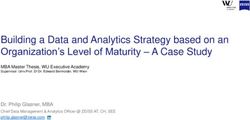 Building a Data and Analytics Strategy based on an Organization's Level of Maturity - A Case Study - ADV
