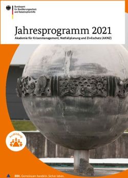 Jahresprogramm 2021 Akademie f&uuml;r Krisenmanagement, Notfallplanung und Zivilschutz (AKNZ) - Notfallseelsorge Bayern