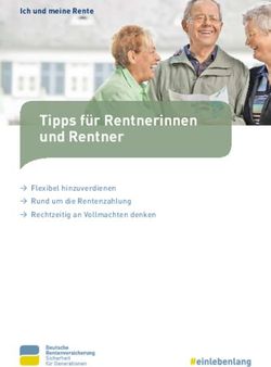 Tipps f&uuml;r Rentnerinnen und Rentner - Ich und meine Rente - Flexibel hinzuverdienen Rund um die Rentenzahlung Rechtzeitig an Vollmachten ...