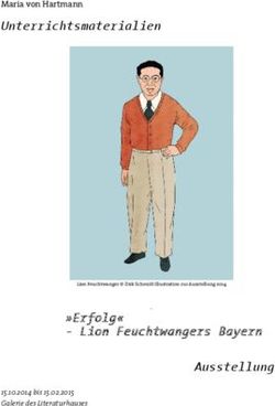 Unterrichtsmaterialien - Maria von Hartmann - "Erfolg" - Lion Feuchtwangers Bayern