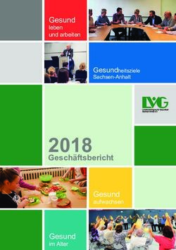 2018 Gesch&auml;ftsbericht - Gesund - Landesvereinigung f&uuml;r Gesundheit ...