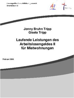 Laufende Leistungen des Arbeitslosengeldes II f&uuml;r Mietwohnungen - Jonny Bruhn Tripp Gisela Tripp