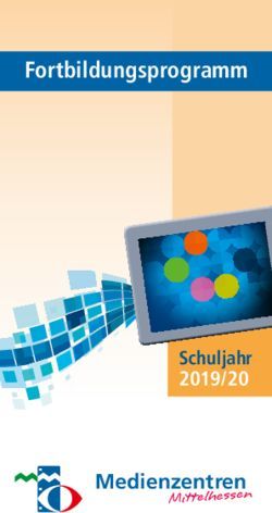 Fortbildungsprogramm - Medienzentren Mit telhessen - Medienzentren in Mittelhessen