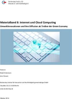 Materialband 8: Internet und Cloud Computing - Umweltinnovationen und ihre Diffusion als Treiber der Green Economy