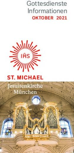 GOTTESDIENSTE INFORMATIONEN - OKTOBER 2021 - ST. MICHAEL ...