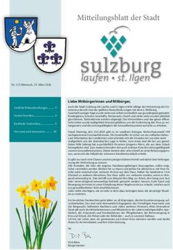 Mitteilungsblatt der Stadt - Sulzburg