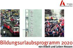 Bildungsurlaubsprogramm 2020 - von Arbeit und Leben Hessen - Arbeit und ...