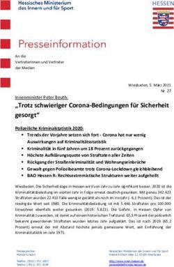Trotz schwieriger Corona-Bedingungen für Sicherheit gesorgt