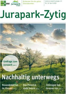 Jurapark-Zytig - Nachhaltig unterwegs Seite 7 Umfrage zum - Jurapark Aargau